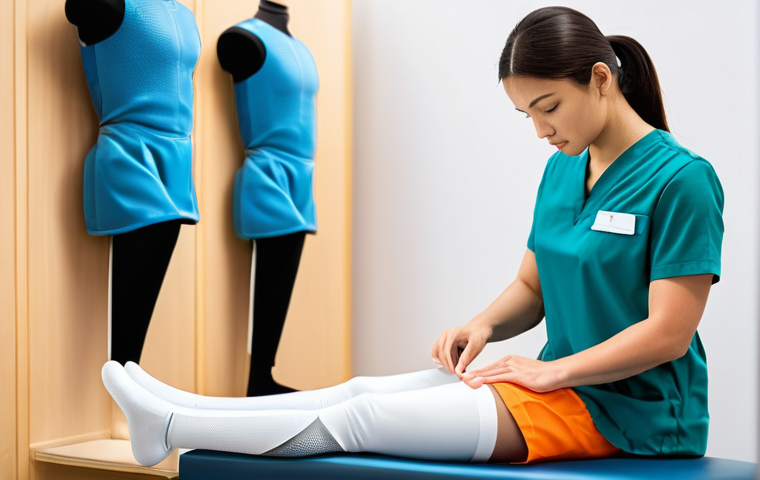 스포츠재활 실기시험 대비 방법 - **Prompt: Focused Practice and Emerging Confidence**
    A young, determined sports rehabilitation s...